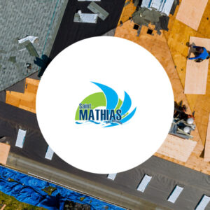 Logo Saint-Mathias-sur-Richelieu sur toit.